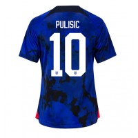 Dámy Fotbalový dres Spojené státy Christian Pulisic #10 MS 2022 Venkovní Krátký Rukáv